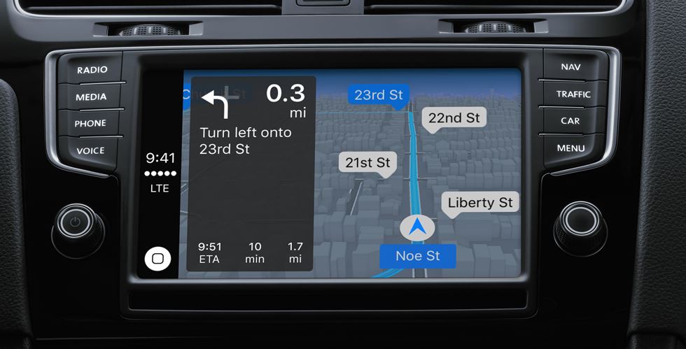 apple carplay maps